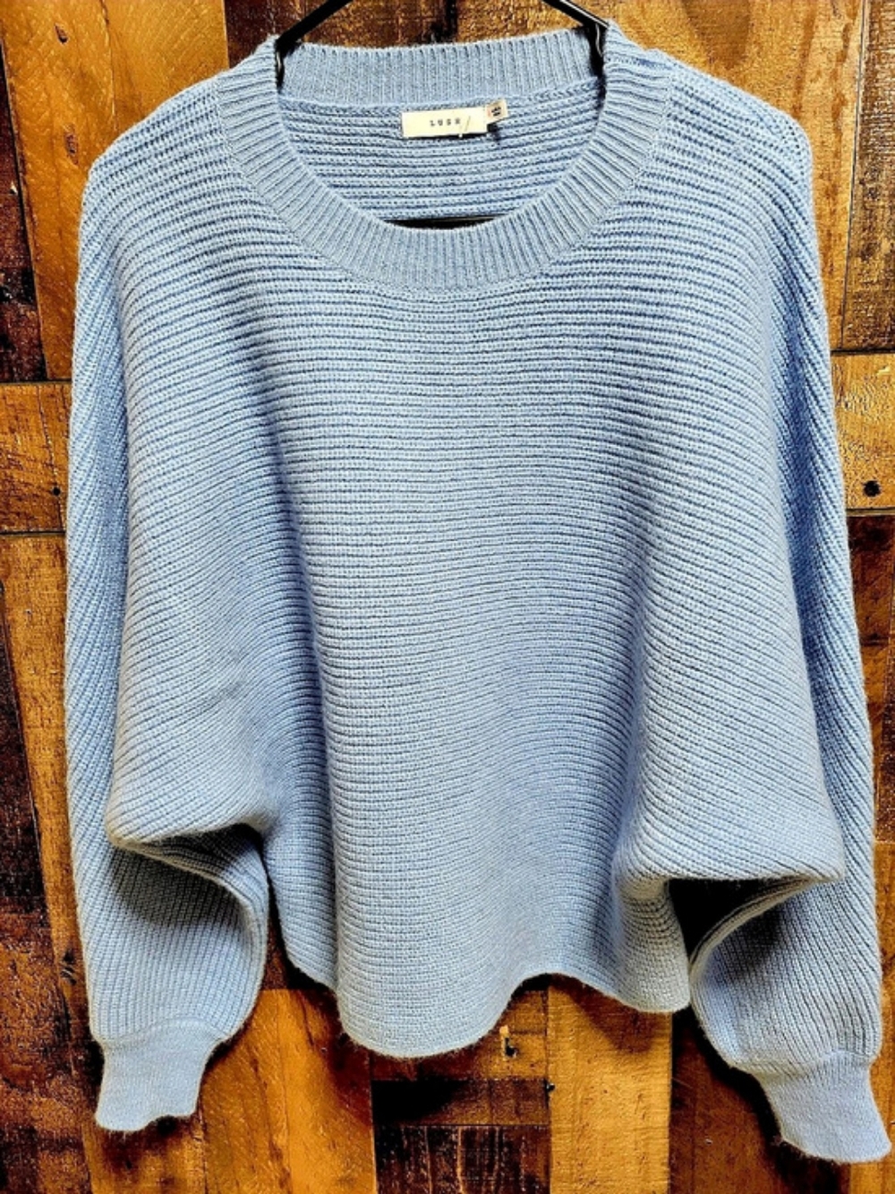 Lush Blue Knit Sweater